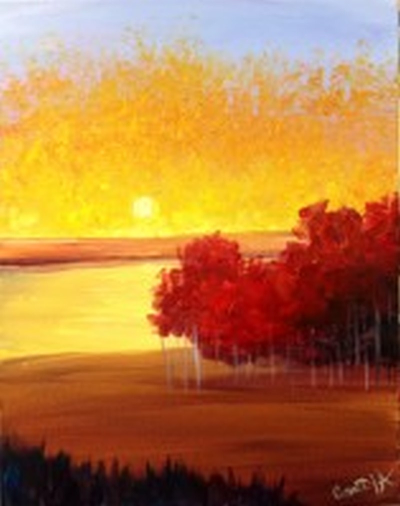 Candles & Canvas! USU Candle Making Workshop & "Fall Landscape" Painting Class! 6:30-9:00pm