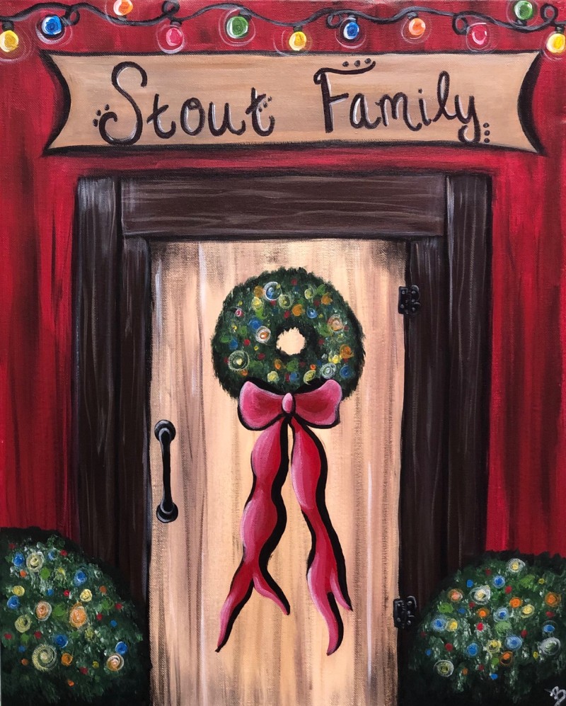 Family Holiday Door 