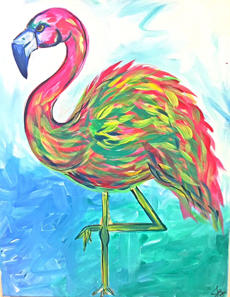 Fancy Fran the Flamingo - In Studio Class!