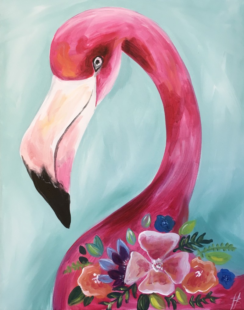 Floral Flamingo | 6:30-8:30pm