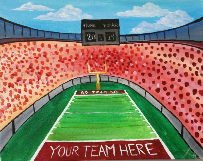 Football Stadium- You choose your team colors!