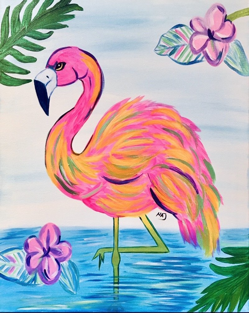Fran the Lilly Flamingo