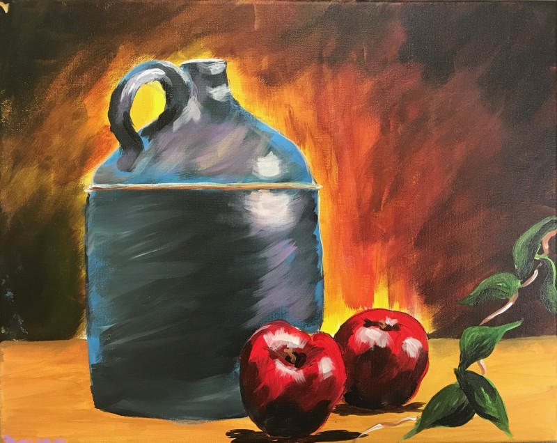 Sip & Paint Cider Still Life - BYOB and Free Parking