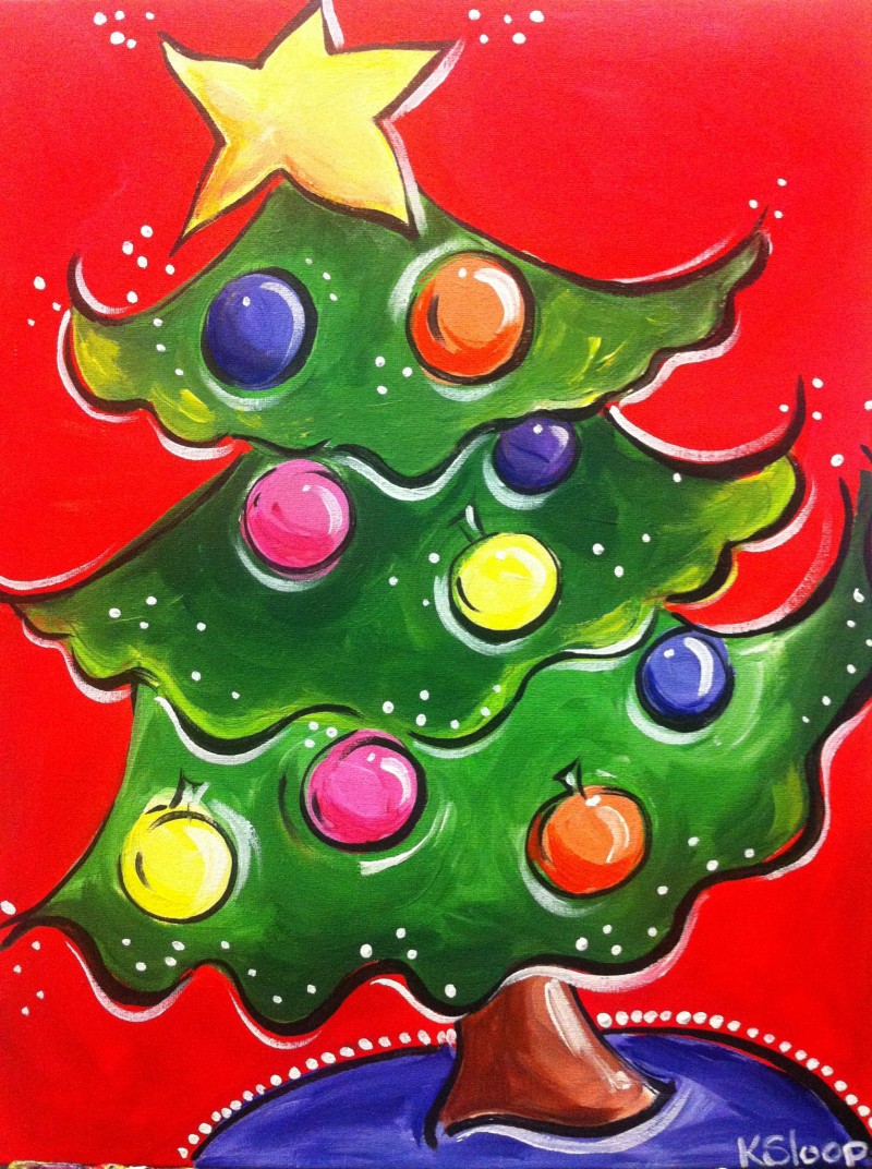 9 Seats Left!! $20 Special! KIDS | Funky Christmas Tree | 11A 