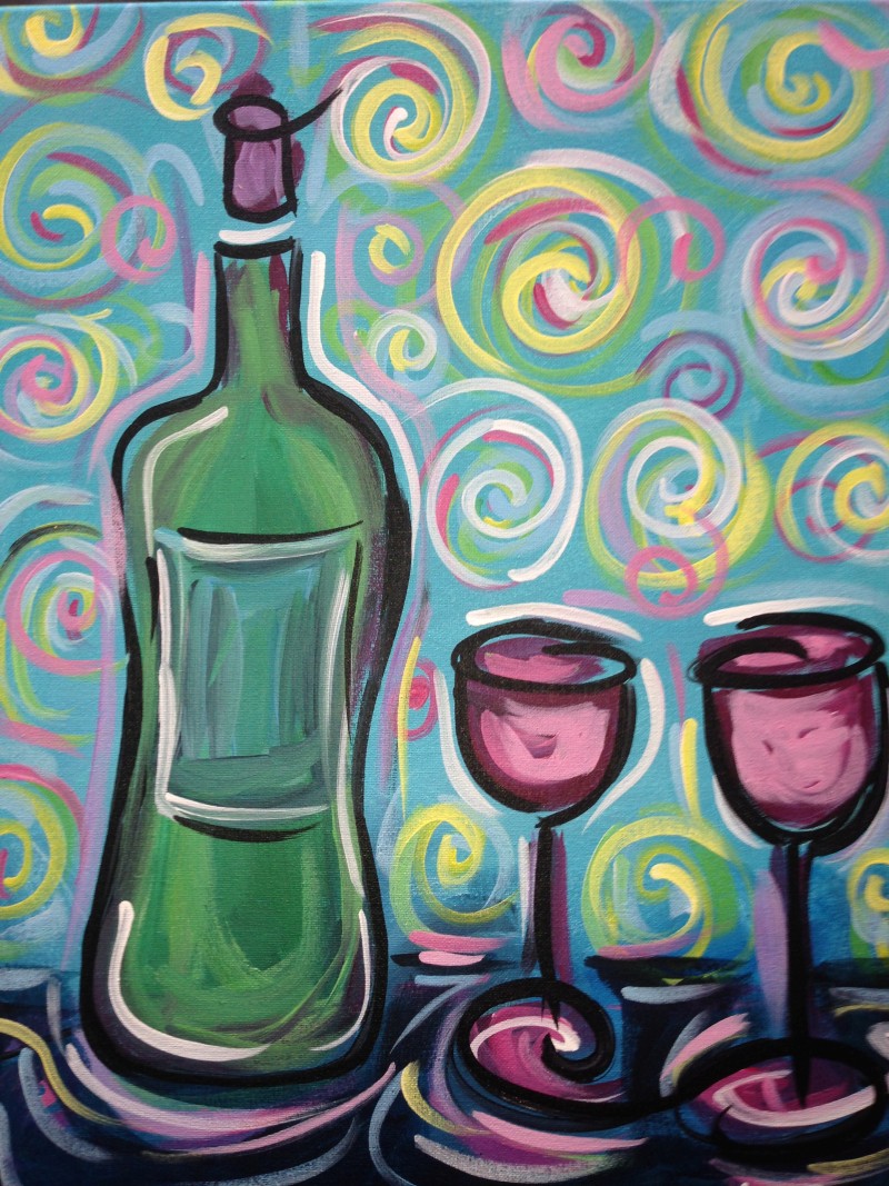 Sip & Paint Whimsical Wine - BYOB and Free Onsite Parking