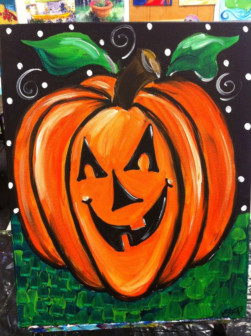 Kids Halloween Cupcakes & Canvas! Crumb & Cream Cupcake Decorating & "Jack-O-Lantern" Painting Class! 11:00am-1:00pm *MUST REGISTER BY 10/25/23*