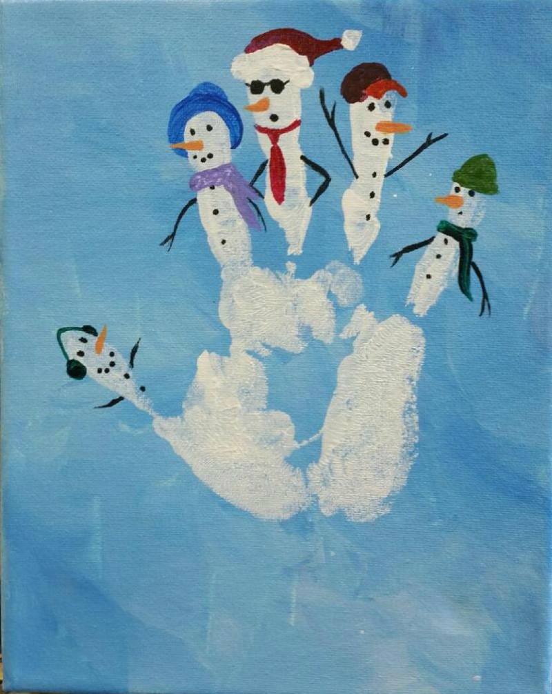 Kid's Handprint Snowmen | 10am-12pm
