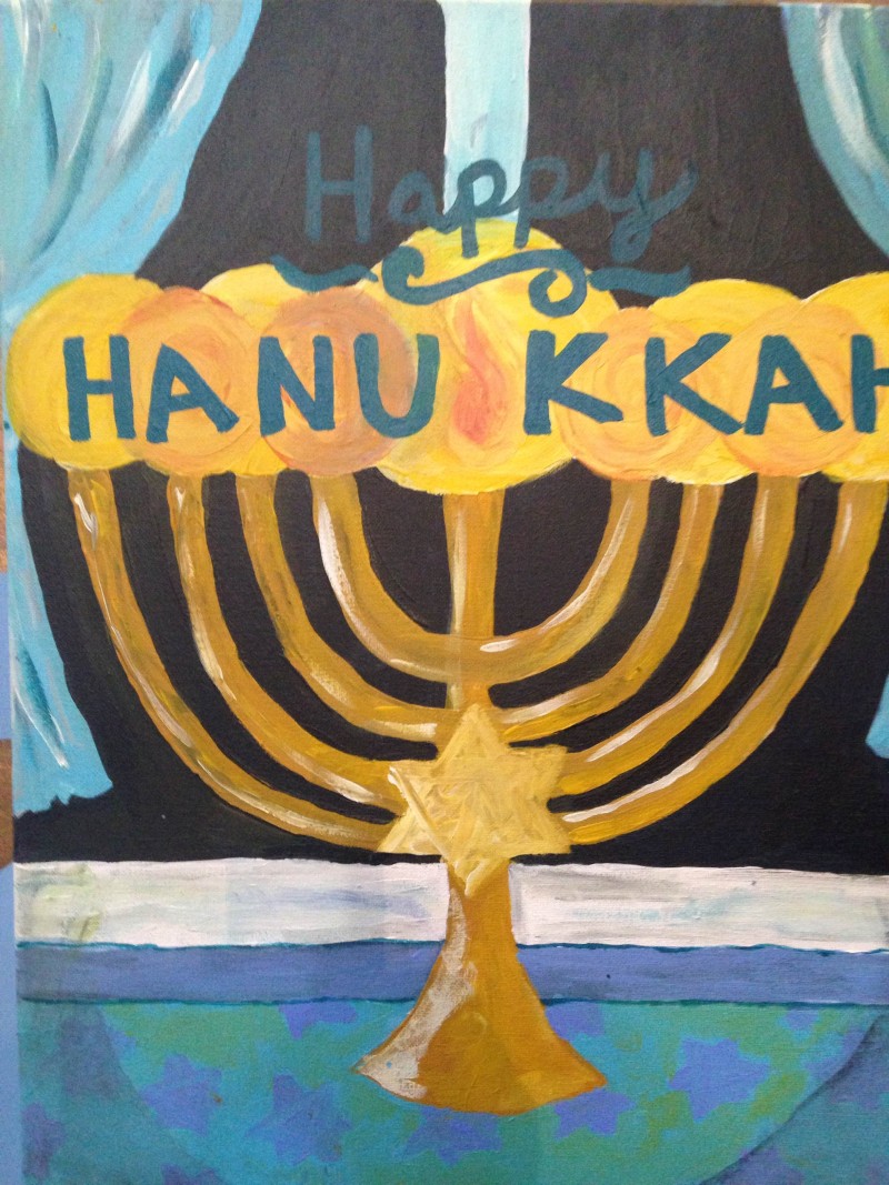 Hanukkah painting event 