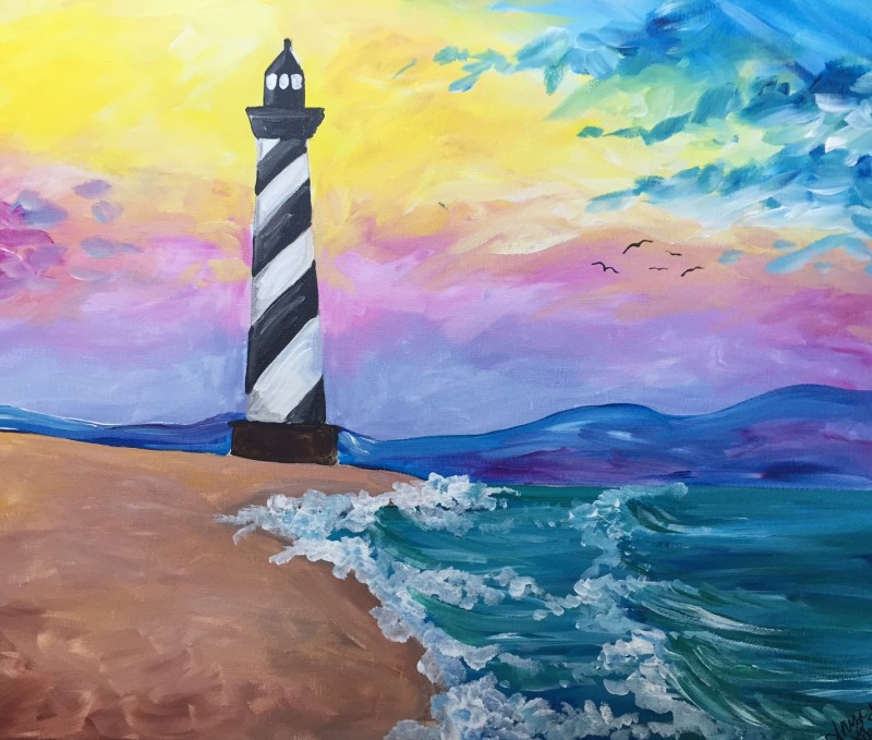 Lighthouse Hatteras Sunset