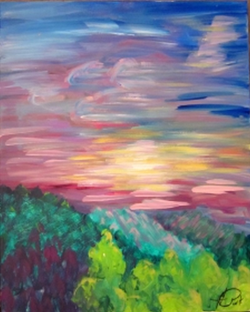 Abstract Sunset