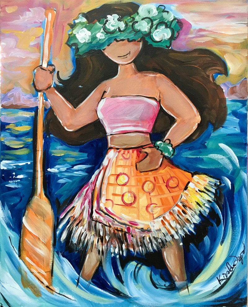 Art Buzz Kids! - Hawaiian Girl