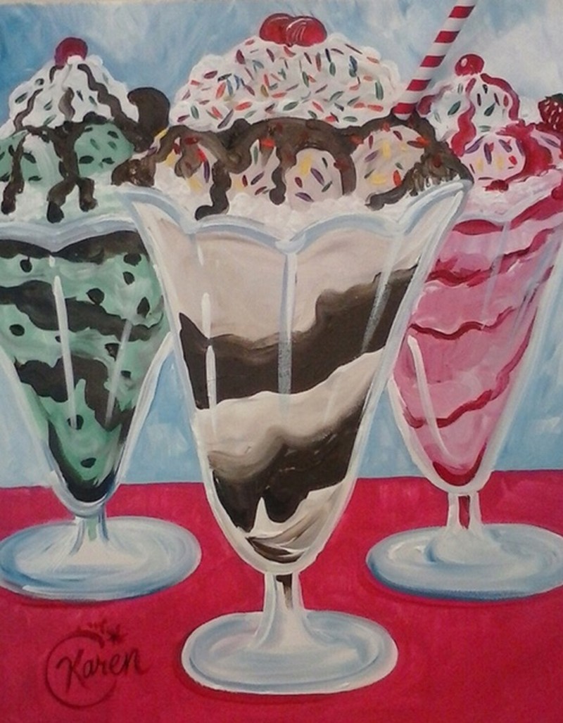 Sweet Threesome | National Ice Cream Day