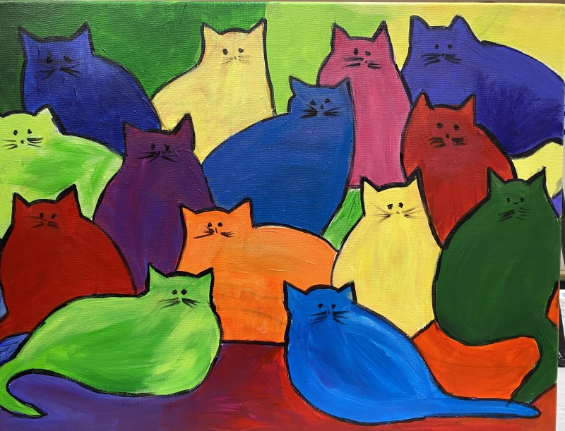 ART BUZZ KIDS - Fat Cats 