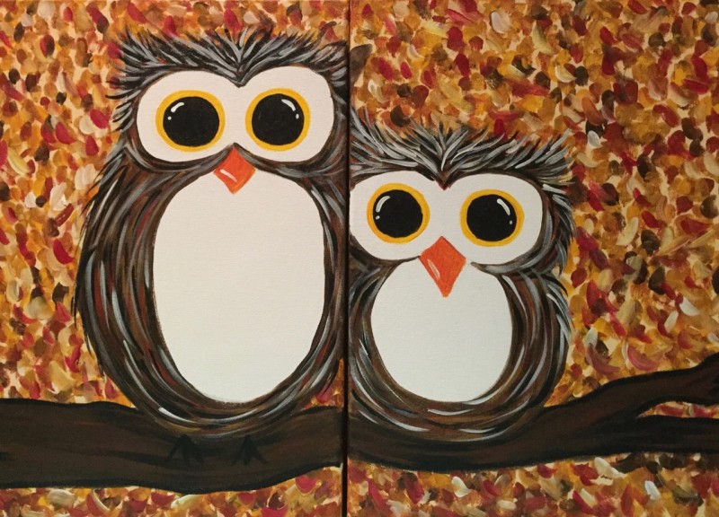 Grown Up and Me Fall Owls - Date Set ABK