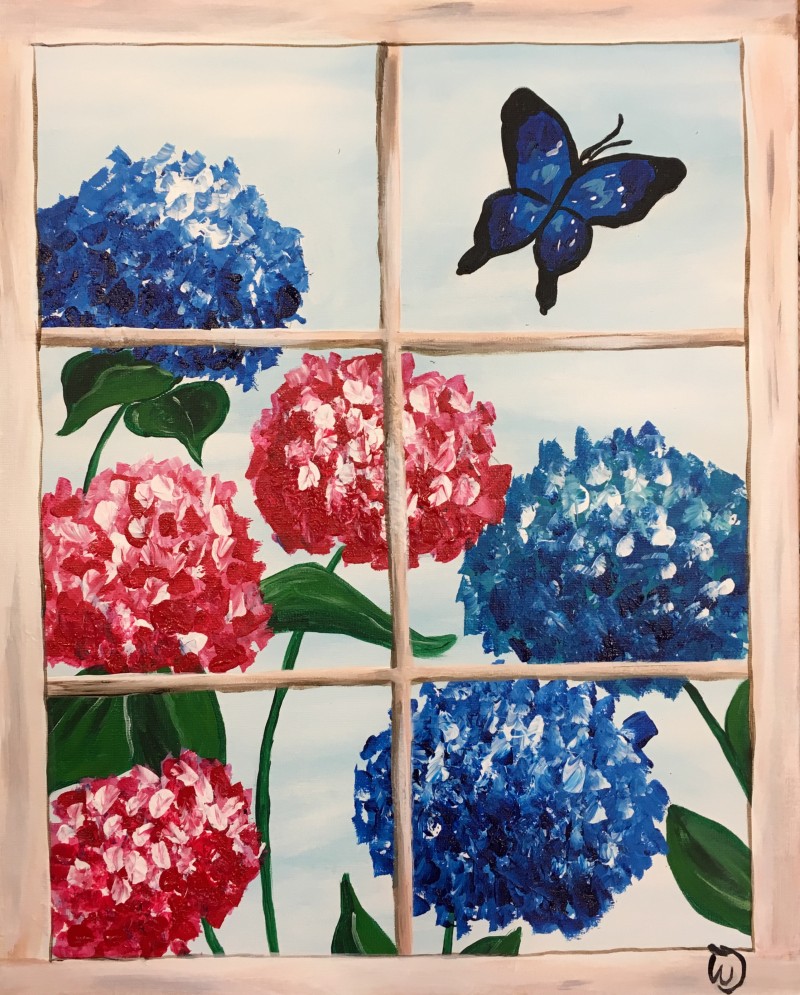 Hydrangea Garden View