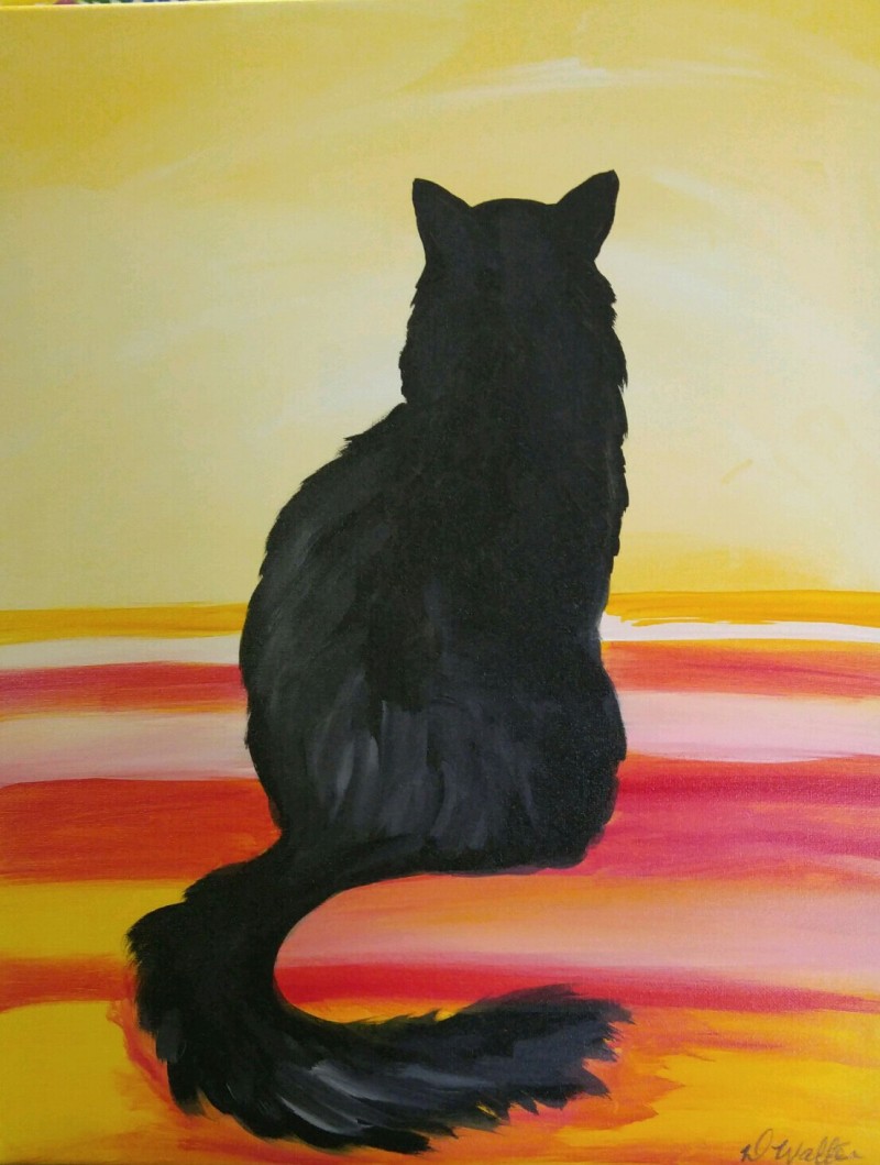 Feline Sunset