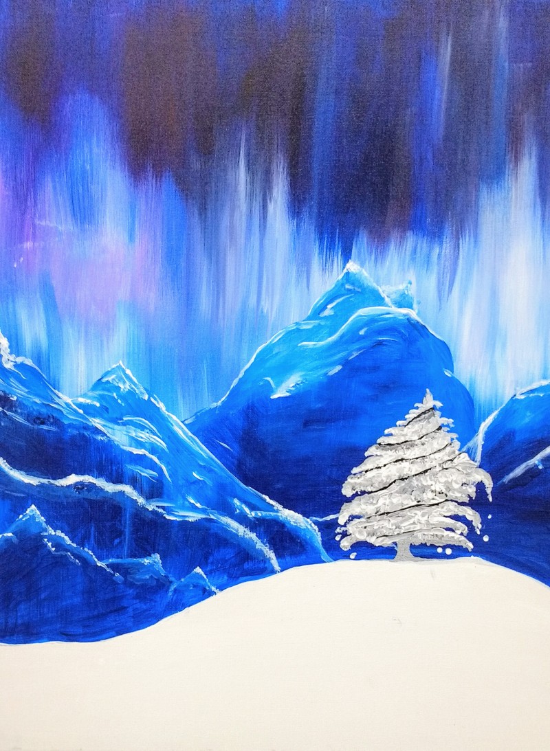 Blue Snowfall Blue Snowfall