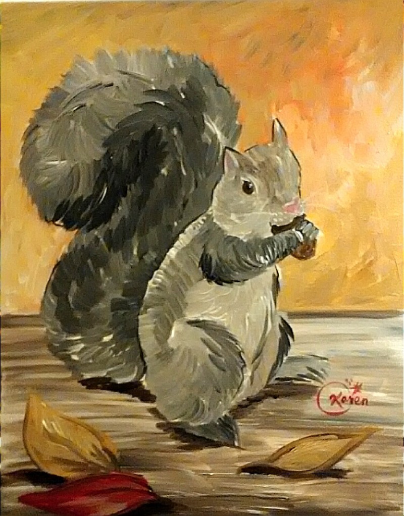 Autumn Squirrel 