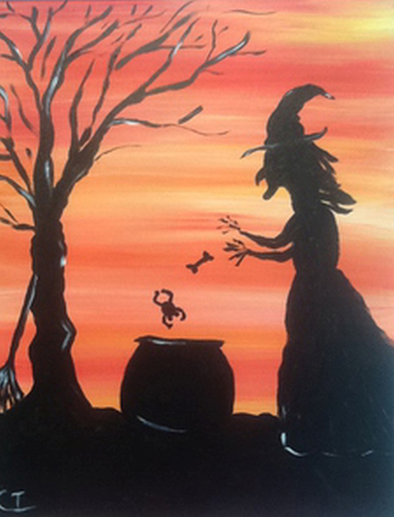Witch Pot - Halloween