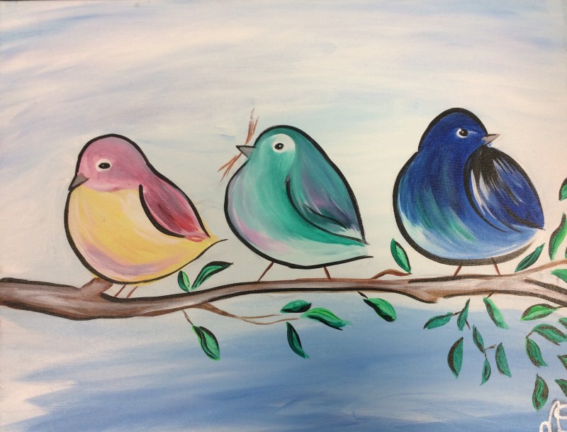 Spring Chickadees