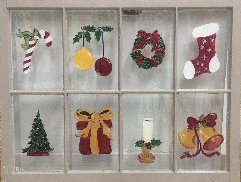 Classic Christmas Window 