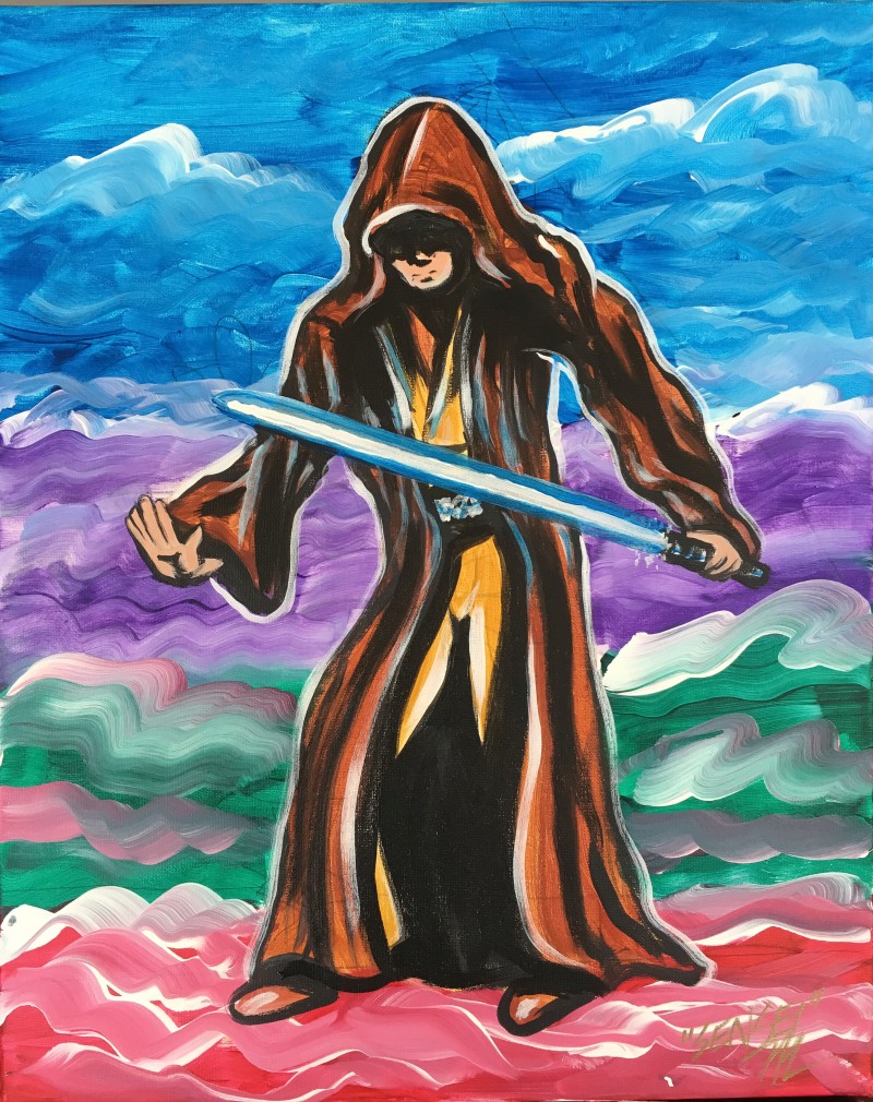 May the 4th Family Paint: Laser Sword Knight