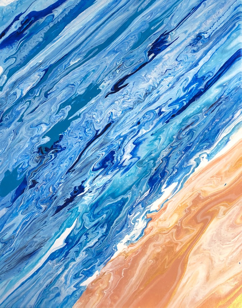 Acrylic Pour Workshop on Canvas 