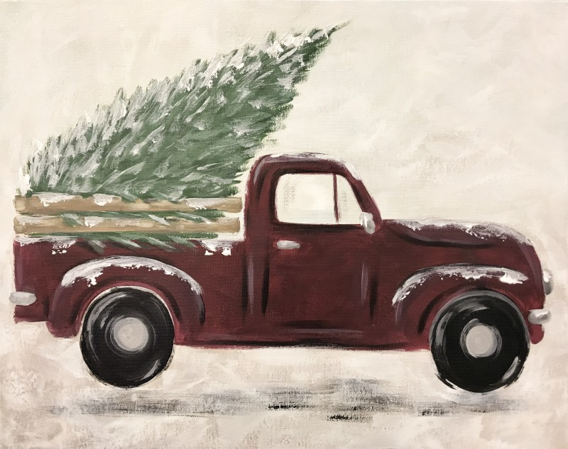 Vintage Red Truck