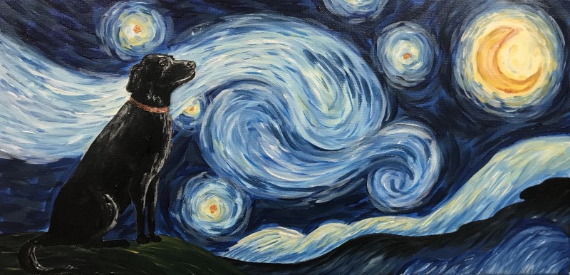 "Paint Your Pet, Van Gogh-Style!" Adult Studio!