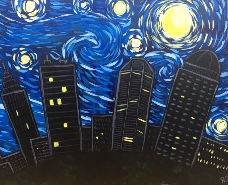 Winston-Salem Starry Night