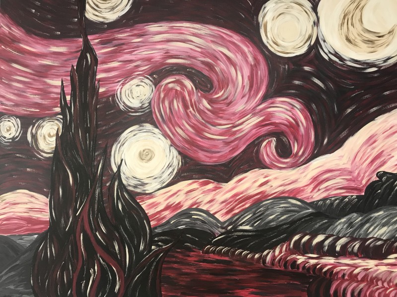 Starry Night Magenta