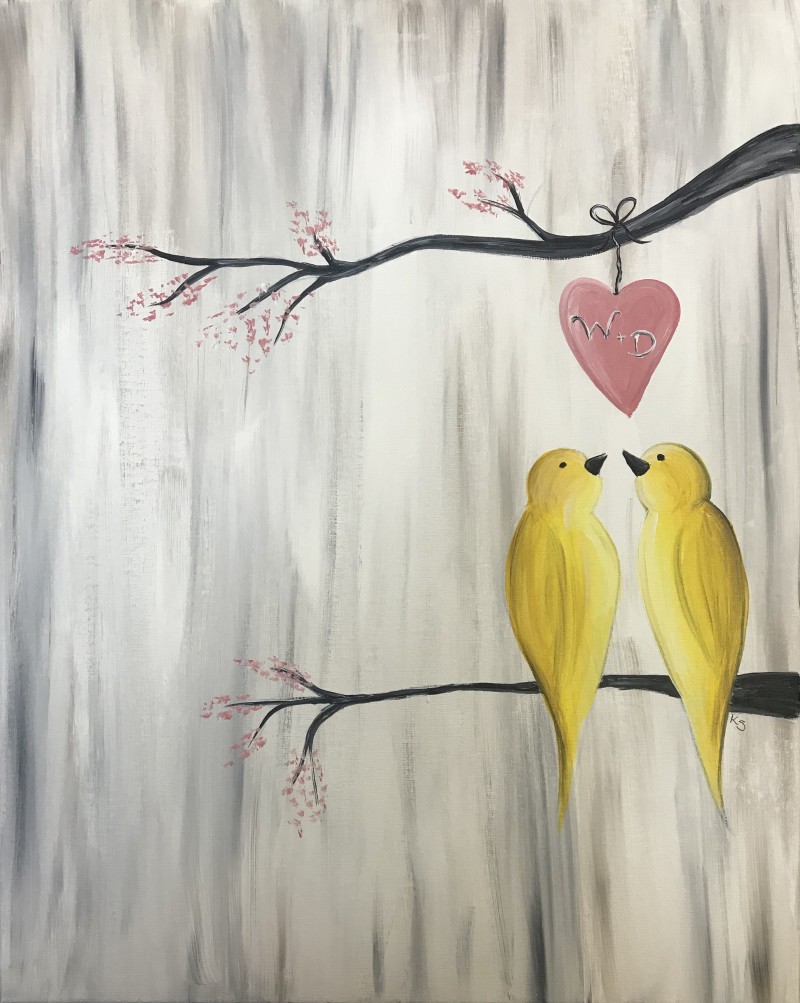 ADULT EVENT: Yellow Love Birds