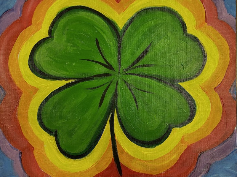 Kid's Rainbow Clover