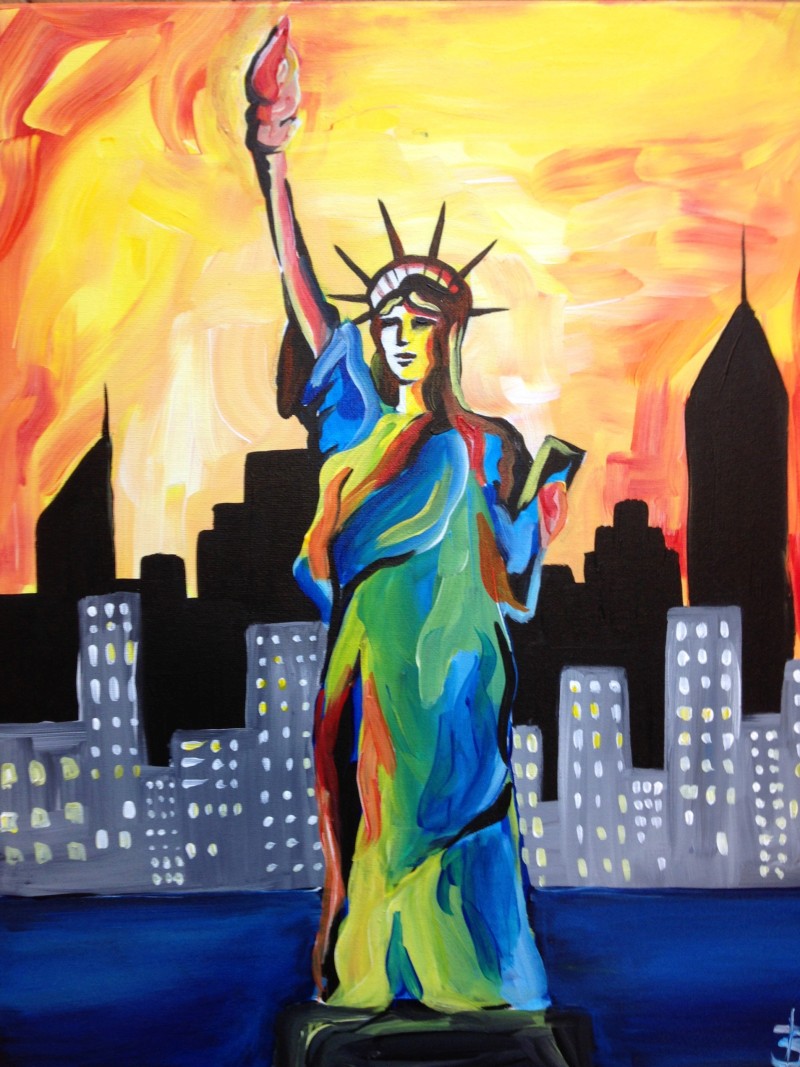 Sip & Paint Lady Liberty - BYOB and Free Parking