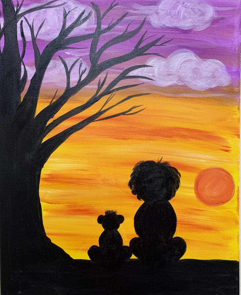 Lion and Son All ages Family Paint pARTy! Father's Day