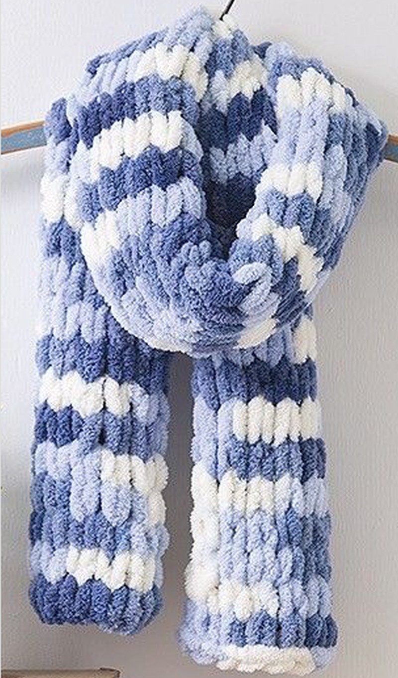 Hand Knit Scarf - All Ages!