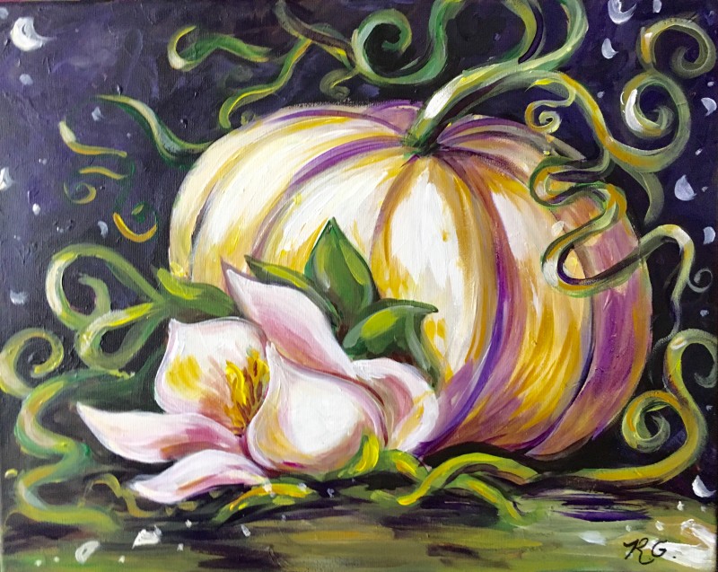 Sip & Paint Glorious Pumpkin - BYOB and Free Parking