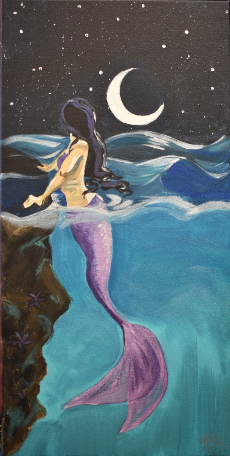 Mermaid at Night