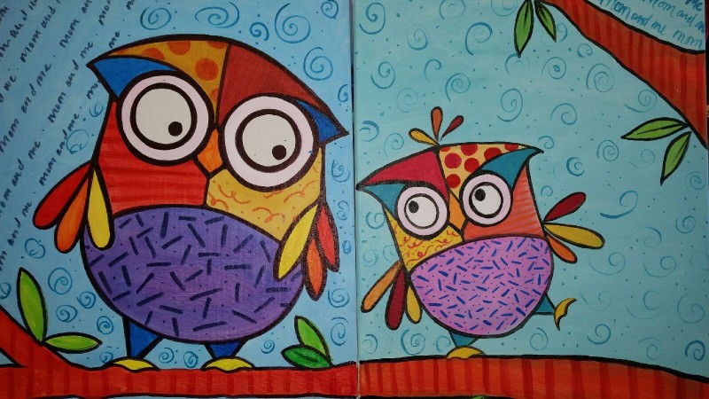 Mommy/Daddy/Grandparent/aunt & Me "Owls"