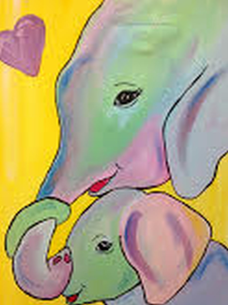 All Ages - Pastel Elephants