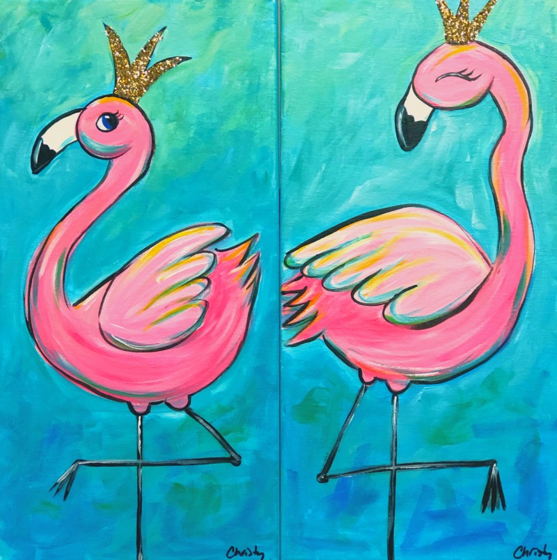 Mommy & Me TEA PARTY - Flamingos