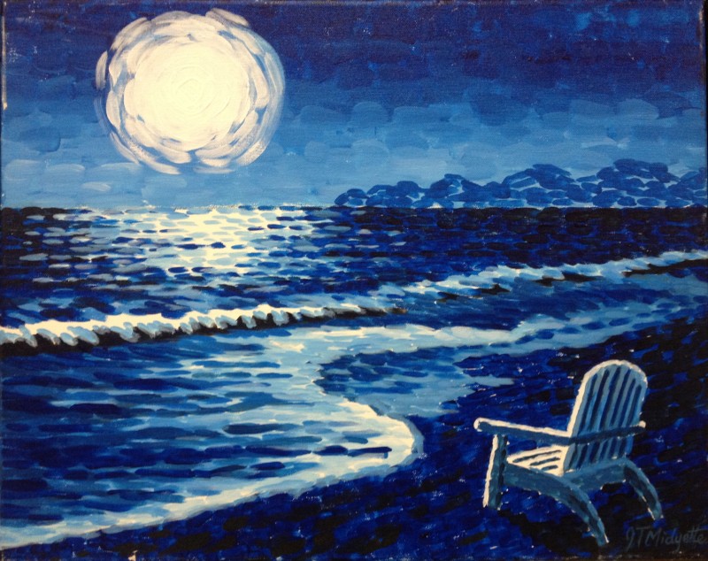 Moonlit Beach
