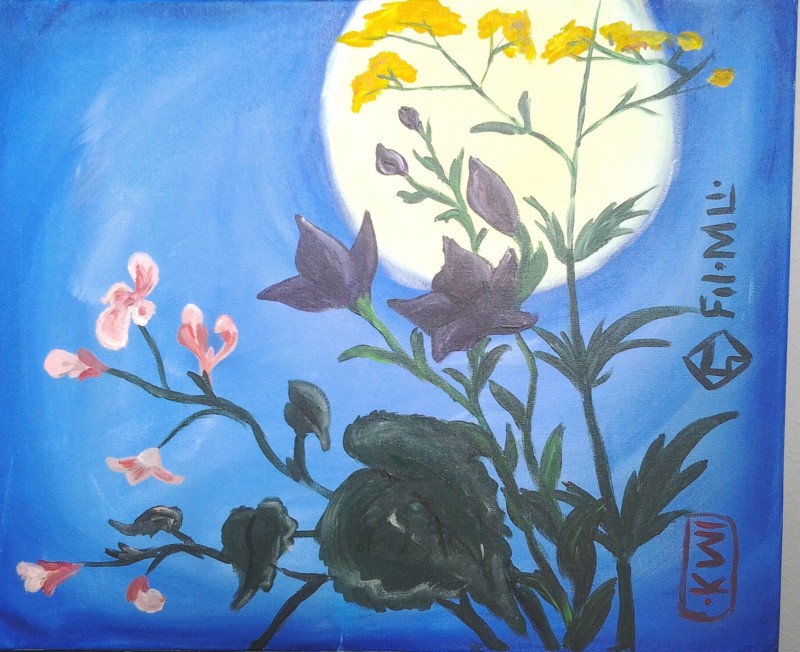 Moonlit Flowers