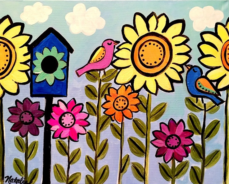 NEW! Funky Flower Garden