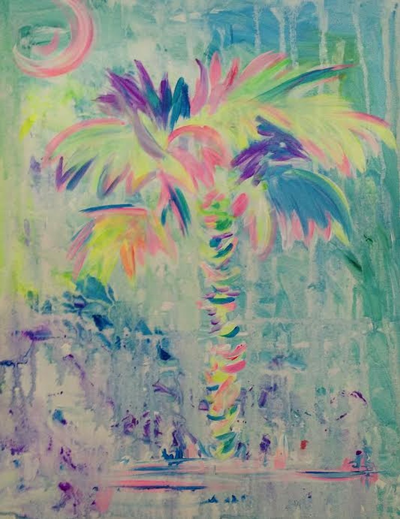 Palm Tree in Color
