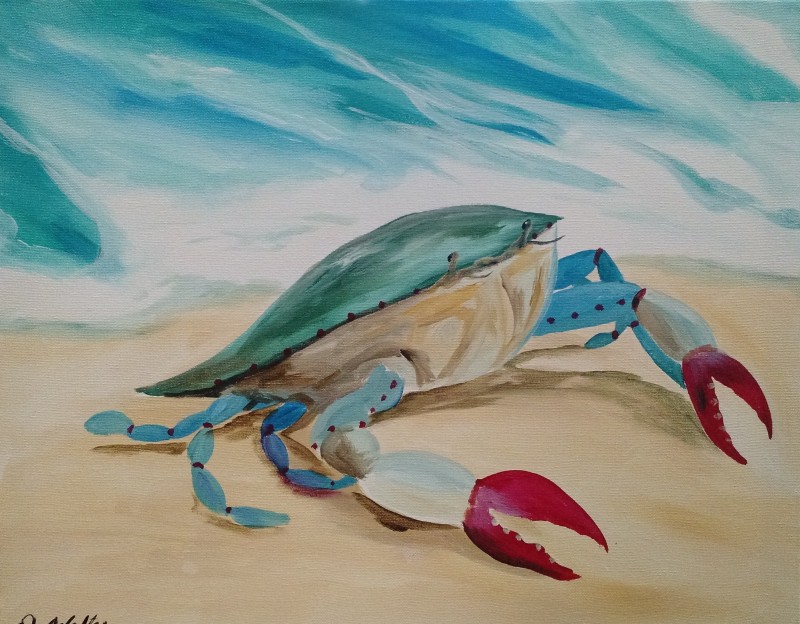 Blue Crab on the Beach