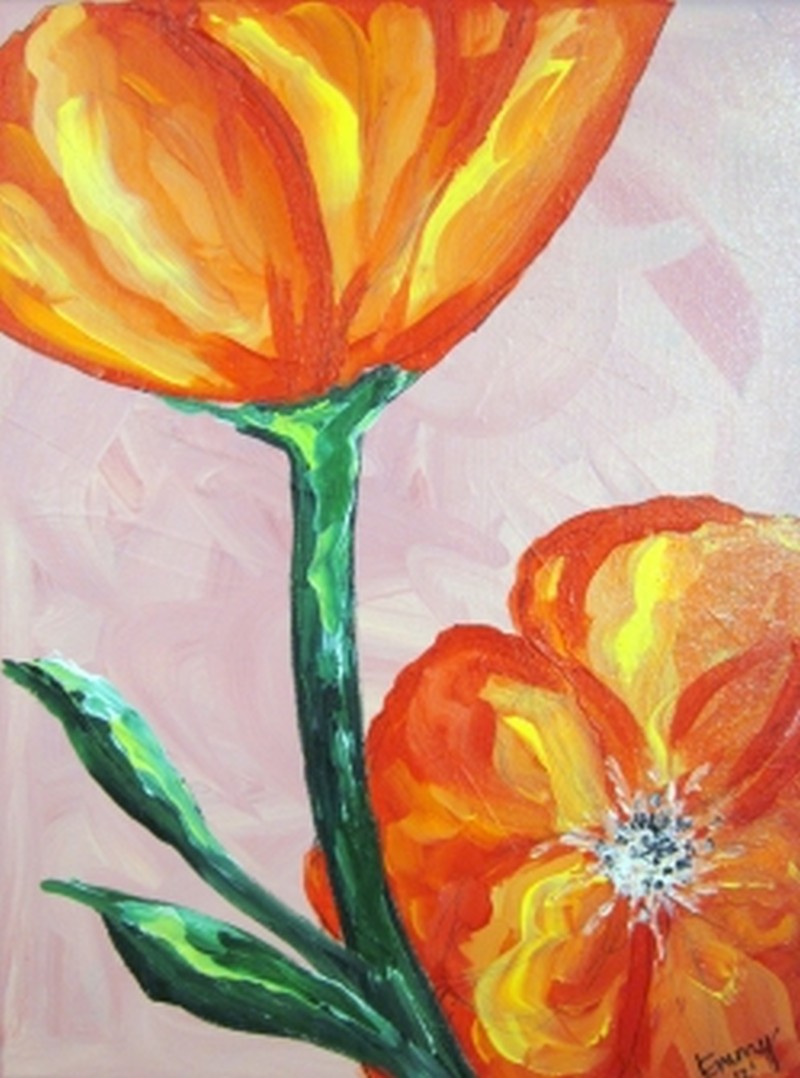 "Close Up Poppies!" Adult Studio!