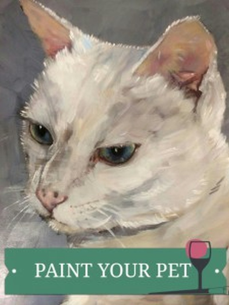 For the Cats Sake Fundraiser Event- Paint Your Pet 16x20 Canvas