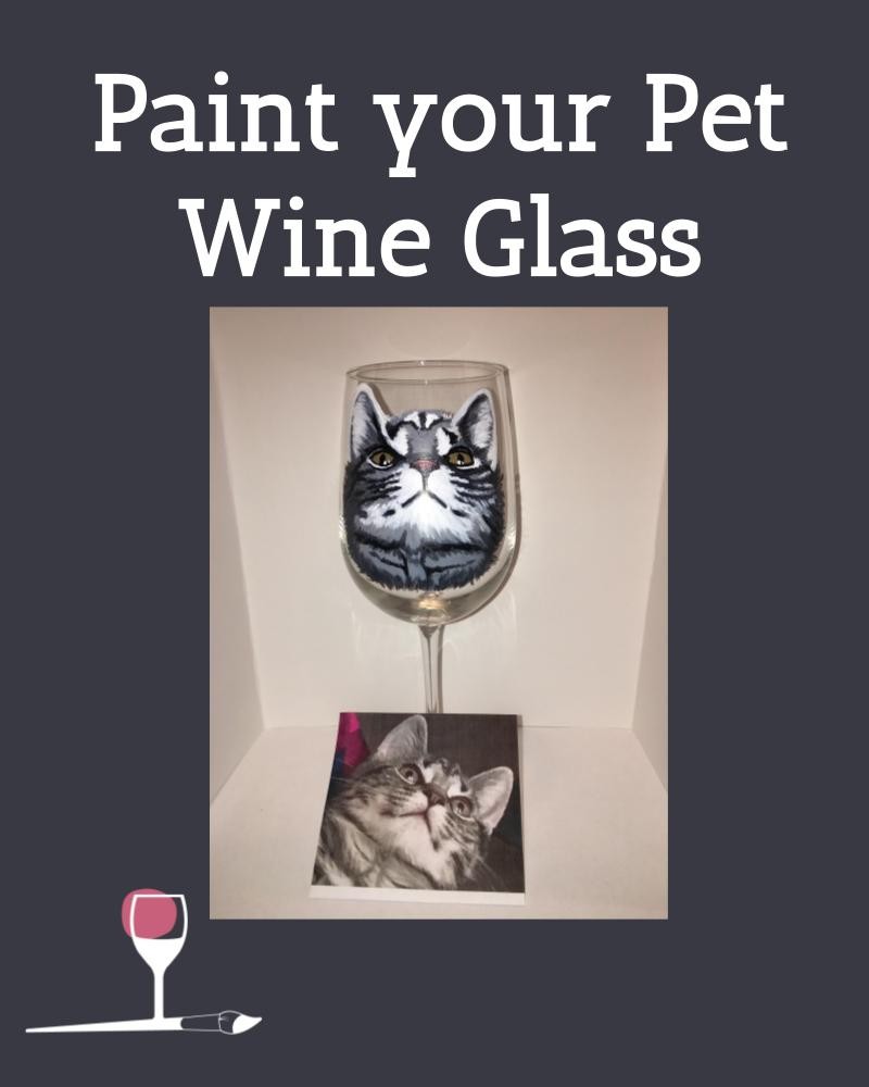 Paint it Forward for Puppy Up: Paint Your Pet Wine Glass!