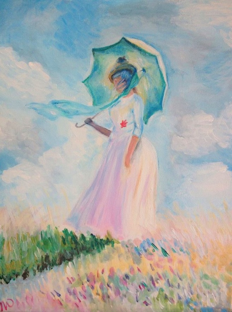 Mother's Day Special Woman With Unbrella